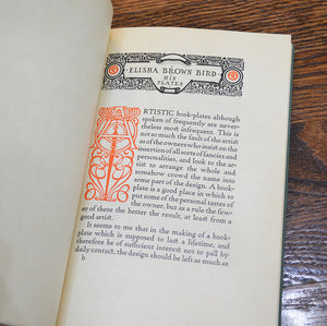 [Village Press] A Booklet Devoted to the Book Plates of Elisha Brown Bird...