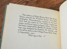 Load image into Gallery viewer, [Village Press] A Booklet Devoted to the Book Plates of Elisha Brown Bird...
