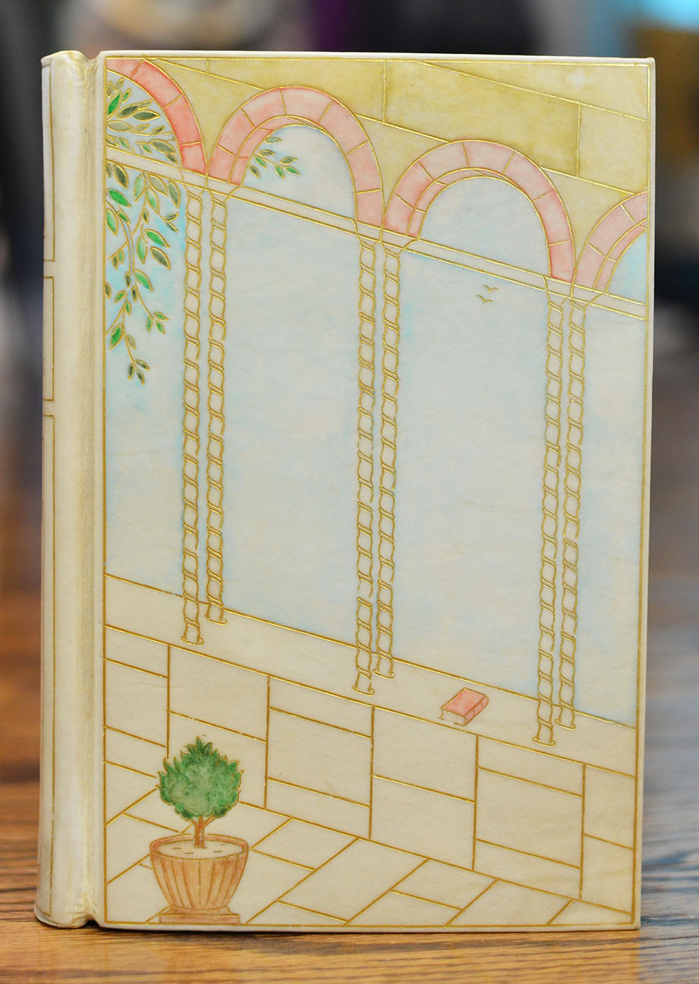[Fine Binding | Riviere & Son | Hand-Colored Vellum] The Works of Alfred Lord Tennyson