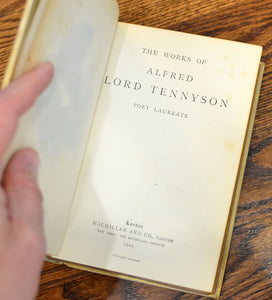 [Fine Binding | Riviere & Son | Hand-Colored Vellum] The Works of Alfred Lord Tennyson