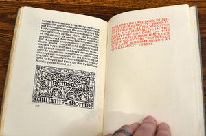 [Kelmscott Press] A Note by William Morris on His Aims in Founding the Kelmscott Press