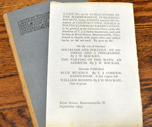 Load image into Gallery viewer, [Kelmscott Press] A Note by William Morris on His Aims in Founding the Kelmscott Press
