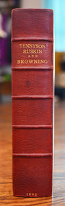 [Extra Illustrated, with Autographs] Records of Tennyson, Ruskin & Browning