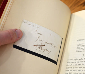 [Extra Illustrated, with Autographs] Records of Tennyson, Ruskin & Browning