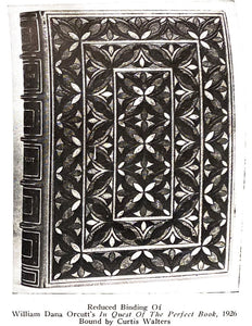 [A Mosaic Binding by Curtis Walters] In Quest of the Perfect Book