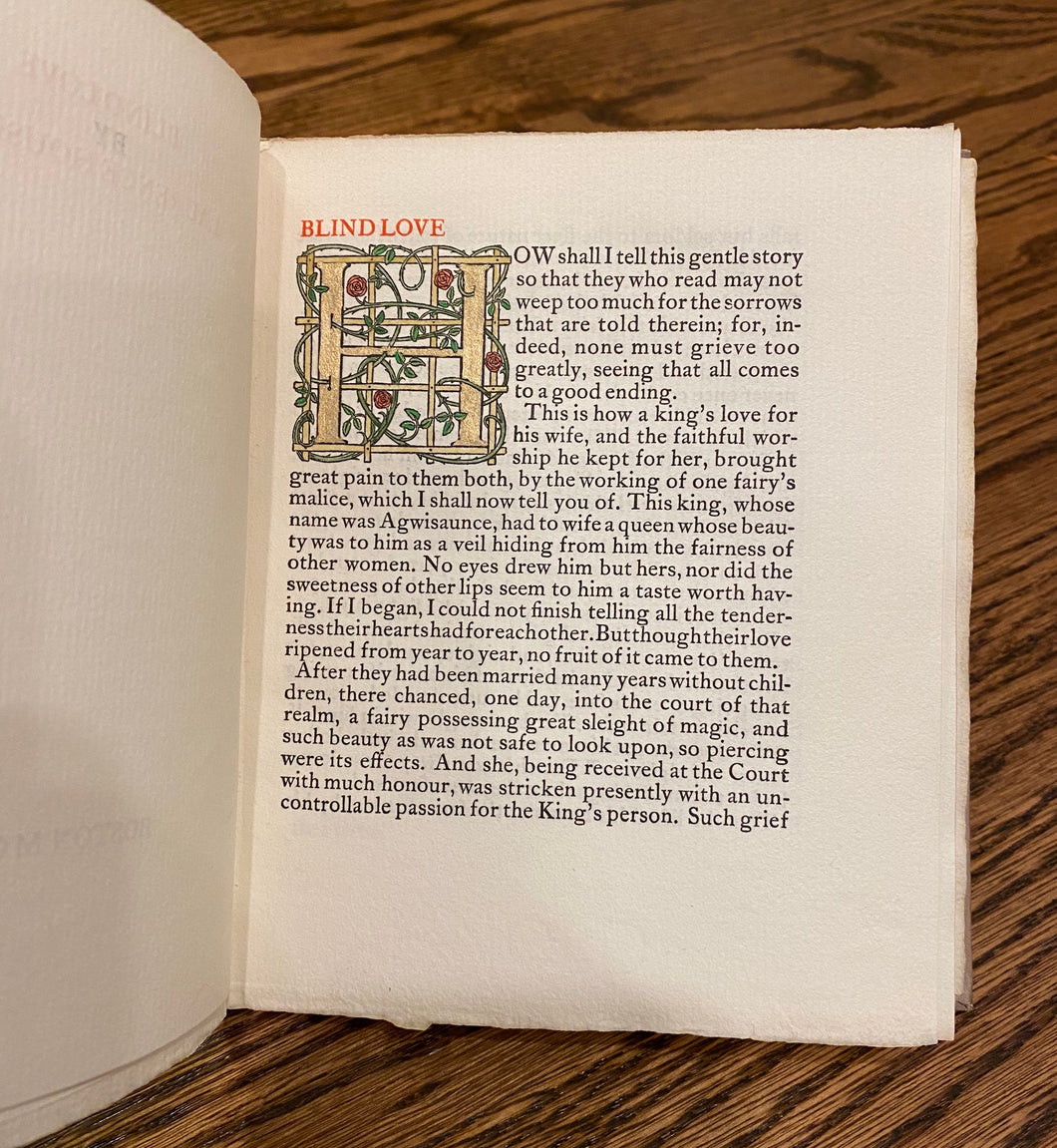 [Cornhill Press] Housman, Laurence. Blind Love.