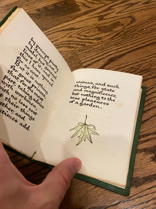 [Calligraphic Printing] Bacon, Francis. An Essay on Gardens.